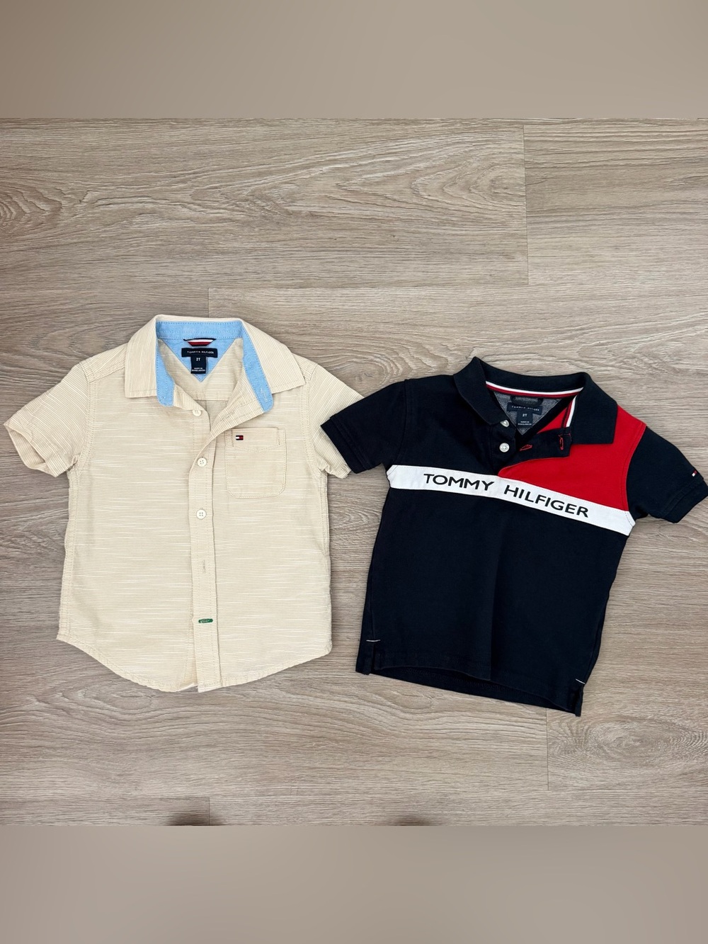 Tommy Hilfiger Toddler Boy Size 2T Shirts